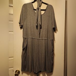 Gray shorts romper by Torrid Size 3